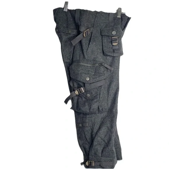 Ralph Lauren Blue Label Rugby Gray‎ Rare Jodhpurs Pants Wool Sz 0 - Picture 9 of 16